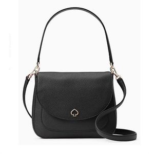 Kate Spade Kailee Flap Shoulder Bag Black NWT